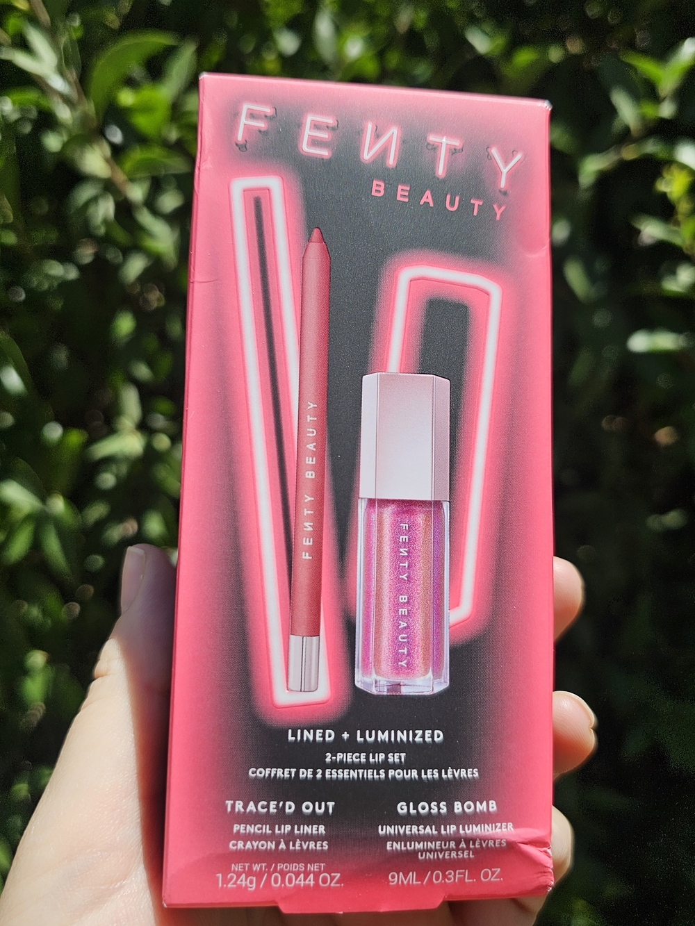 Fenty Beauty Lined + Luminized 2-Piece Lip Set Rihanna Riri Grape Splash
